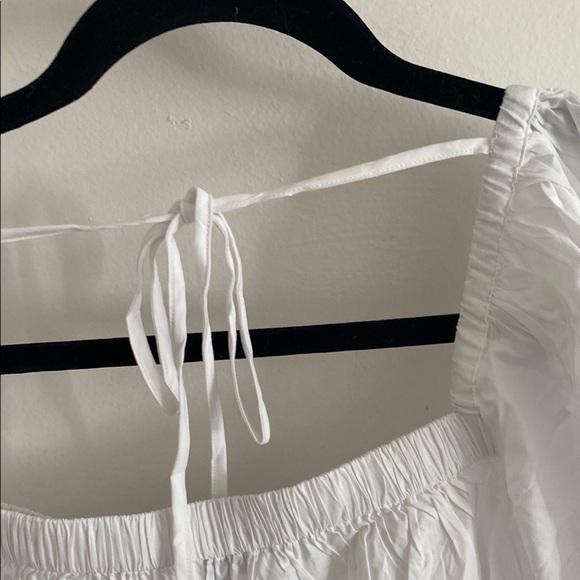 NWT Madewell Puff-Sleeve Babydoll Top - Picture 7 of 7